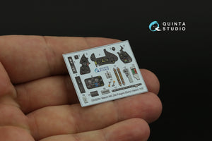 Quinta Studio QD32201 Macchi MC.202 Folgore Early 3D-Printed &amp;amp; coloured Interior on decal paper (Italeri) 1/32 – imagen 9