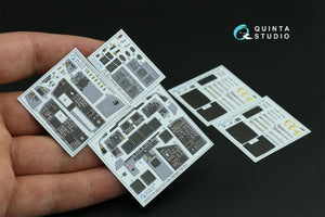 Quinta Studio QD32119 F-15E 3D-Printed &amp;amp; coloured Interior on decal paper ( Tamiya ) 1/32 – immagine 9