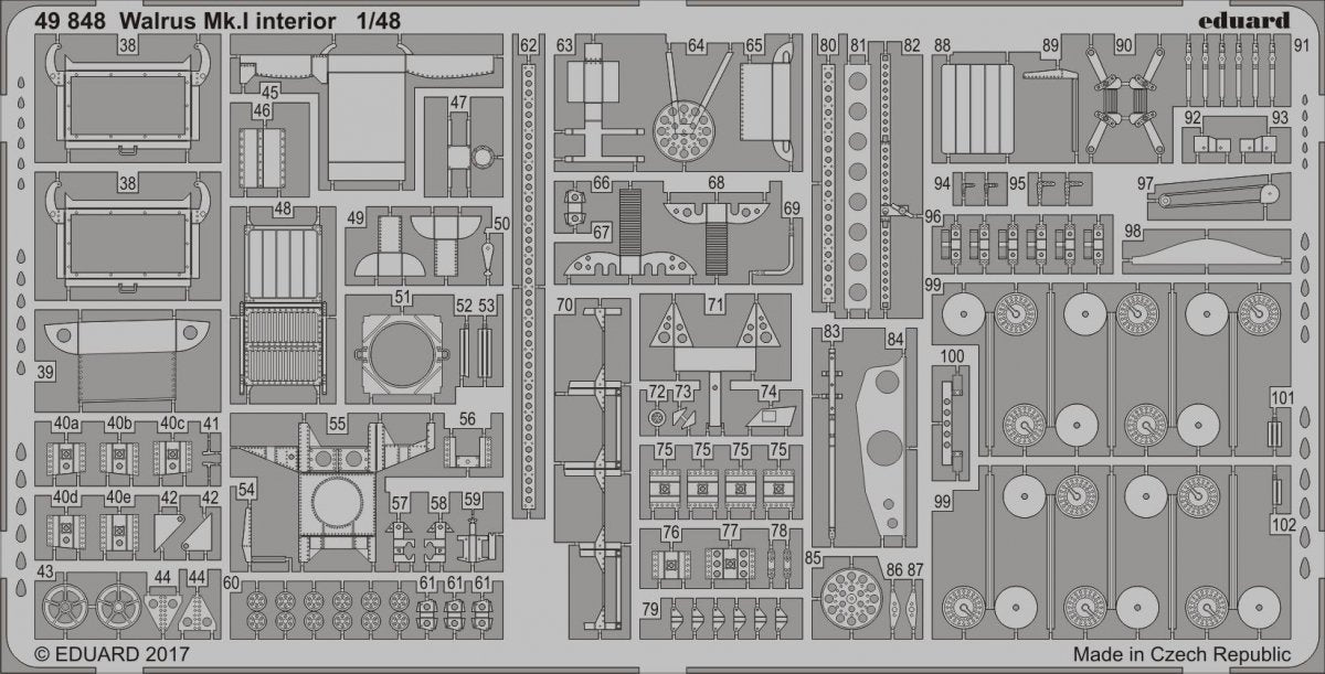 Eduard 49848 Walrus Mk. et intérieur AIRFIX 1/48 – image 2
