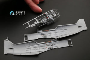 Intérieur imprimé en 3D et coloré sur papier décalcomanie Quinta Studio QD48066 La-5FN (pour kit Zvezda) 1/48 – image 6
