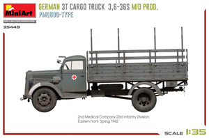 Miniart 35449 Camion cargo allemand 3T 3.6-36S MID PROD. PMQ600-TYPE 1/35 – image 9