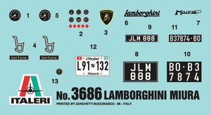 Italeri 3686 LAMBORGHINI MIURA 1/24 – image 2