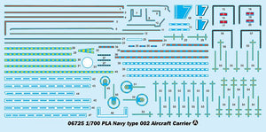 Trumpeter 06725 PLA Navy type 002 Aircraft Carrier 1/700 – image 7