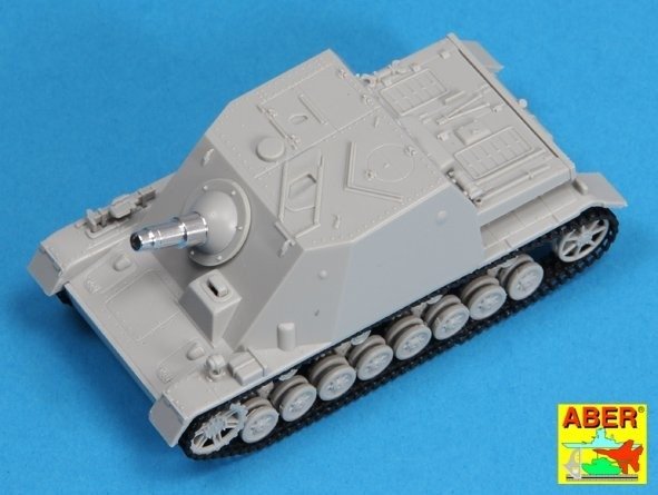 Aber 72L-44 Lufa 15cm StuH 43 do działa pancernrgo Stu.Pz. IV BRUMBAR – późna wersja / German 15cm StuH 43 Barrel for Stu.Pz. IV BRUMBAR – middle/late version 1/72 – immagine 8