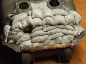 Panzer Art RE35-115 Blindage sable pour chars M4A1 Sherman (coque initiale) 1/35