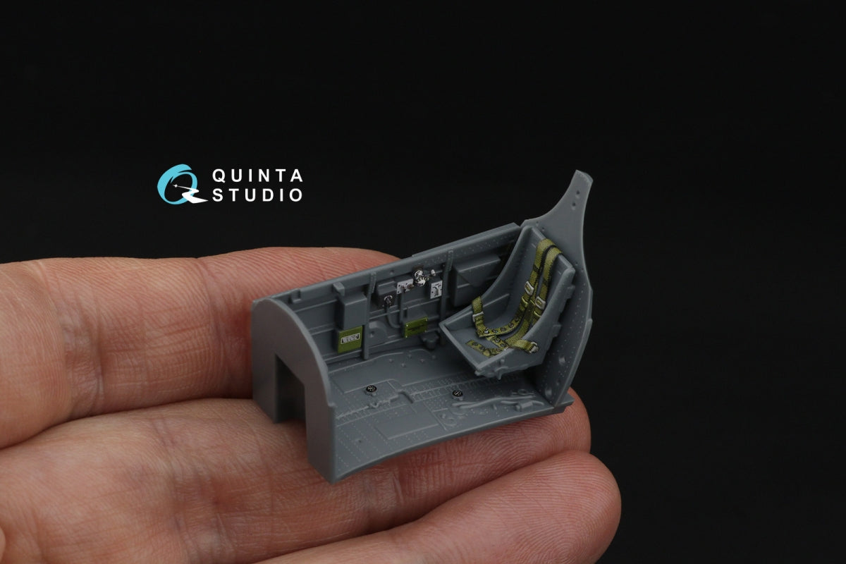 Quinta Studio QD48587 P-40E Warhawk 3D-Printed &amp;amp; coloured Interior on decal paper (Eduard) 1/48 – zdjęcie 9