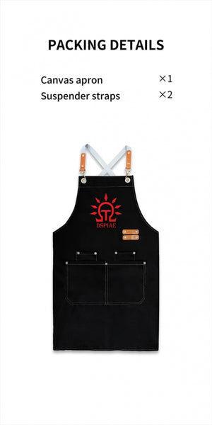 DSPIAE CAN-01 Canvas Working Apron / Płócienny fartuch roboczy – zdjęcie 2