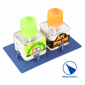 Miju Models HOLDER-TAM_AK-DOUBLE Podstawka podwójna / Double stand Tamiya &amp; AK 40ml