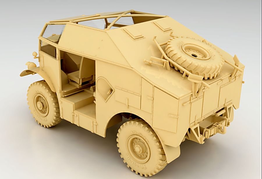Mirror Models 35401 BRITISH MORRIS C8 QUAD MK III LATE 1/35 – Bild 4