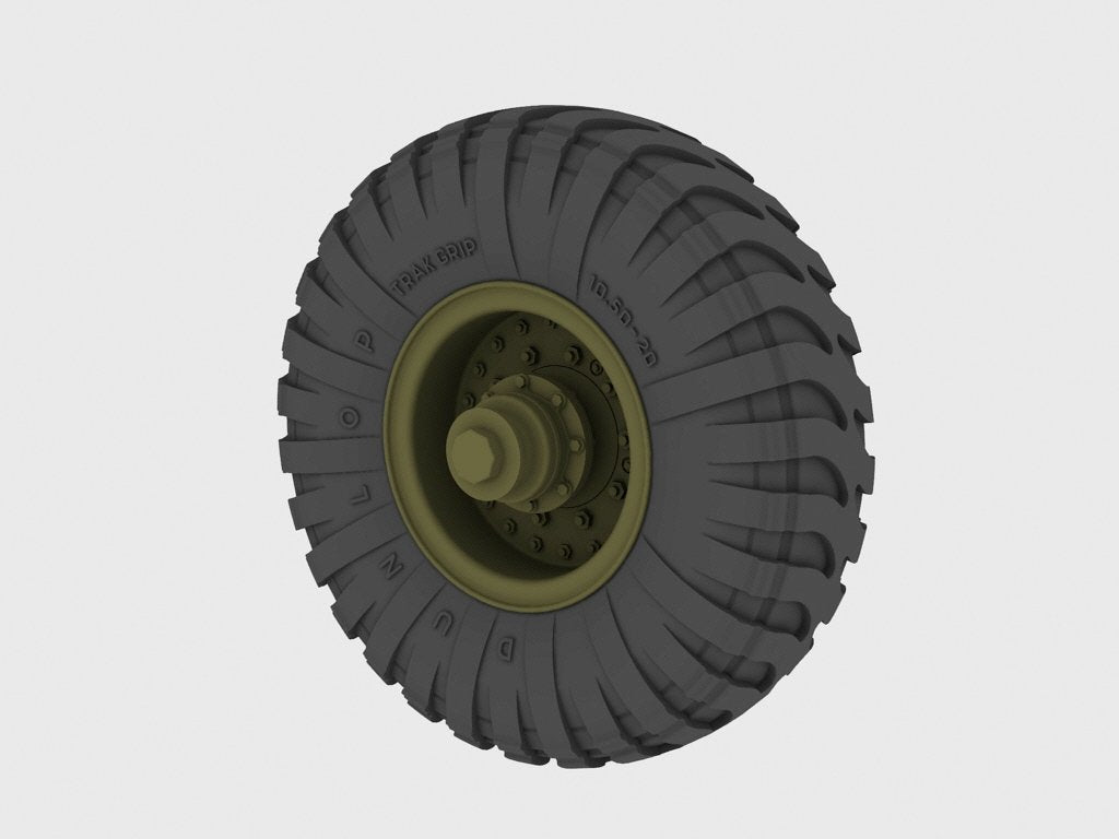 Panzer Art RE35-305 Matador/Dorchester/AEC Road wheels (Dunlop) 1/35 – immagine 2