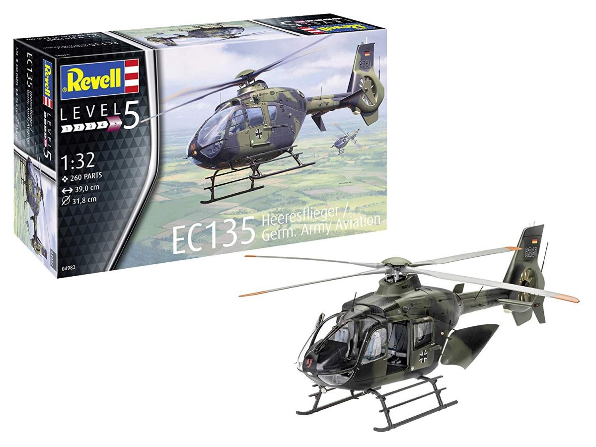 Revell 04982 EC135 Heeresflieger/ German Army Aviation 1/32 – imagen 3