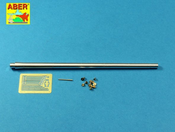 Aber 35 L-187 Armement pour char de combat principal russe T-14 ARMATA canon de 125 mm 2A82-1M et canon pour mitrailleuse antiaérienne Kord de 12,7 mm 1/35