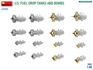 MiniArt 49015 US FUEL DROP TANKS AND BOMBS 1/48 – image 7