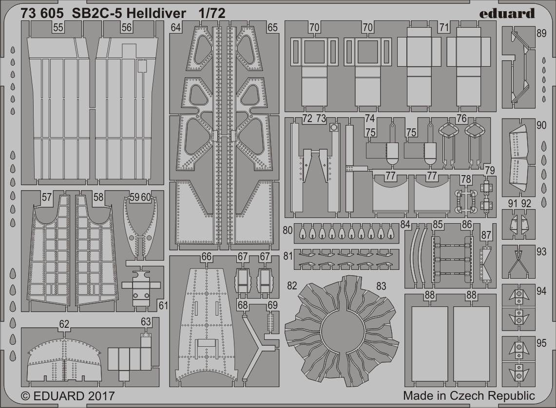 Eduard 73605 SB2C-5 Helldiver SPECIAL HOBBY 1/72 – immagine 2