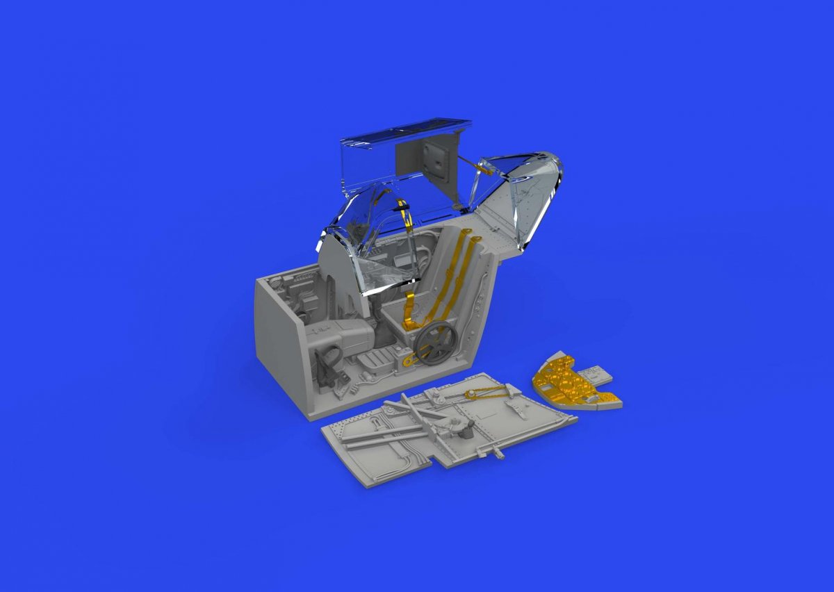 Maquette Eduard 648876 Bf 109F cockpit (impression Eduard 1/48) – image 3