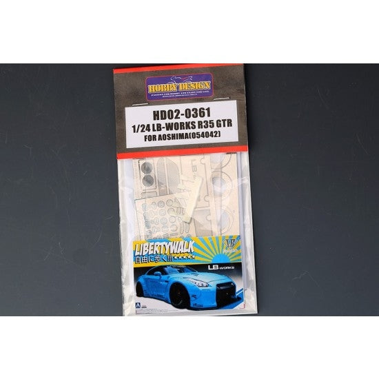 Hobby Design HD02-0361 LB-Works R35 GTR Detail-UP Set for Aoshima 1/24 – immagine 2