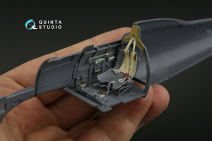 Quinta Studio QD32201 Macchi MC.202 Folgore Early 3D-Printed &amp;amp; coloured Interior on decal paper (Italeri) 1/32 – imagen 5
