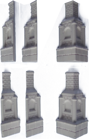 RT-Diorama 35017 Bridge Pillars (6pcs) 1/35 – Bild 2