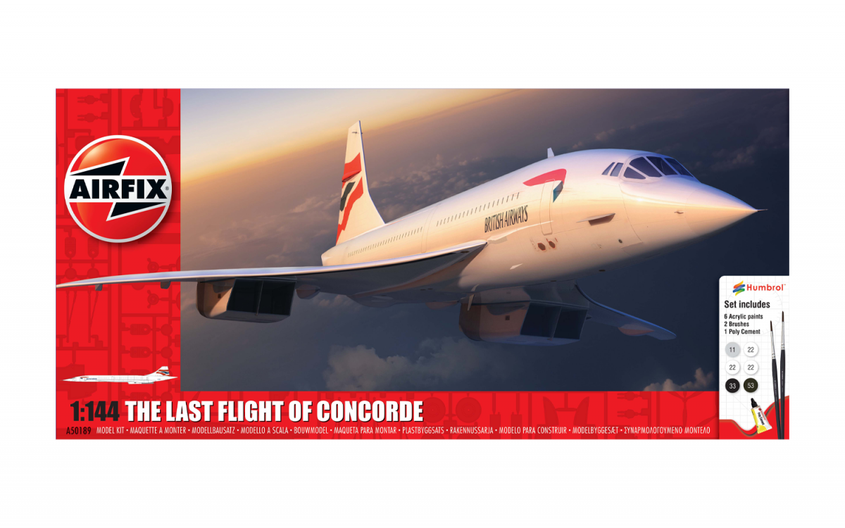 Coffret cadeau Airfix 50189 Concorde 1/144