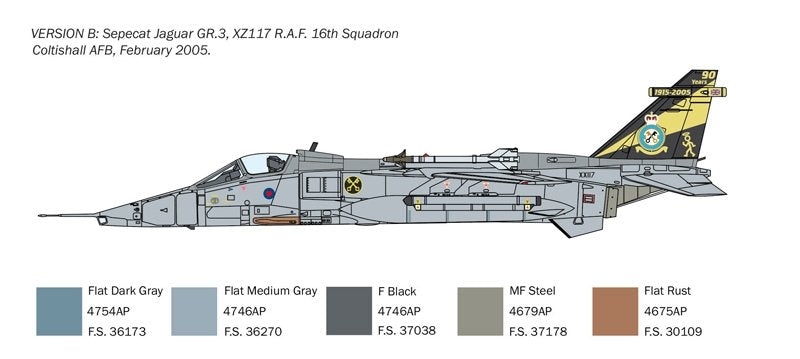 Italeri 1459 Jaguar GR.1/GR.3 RAF 1/72 – immagine 6