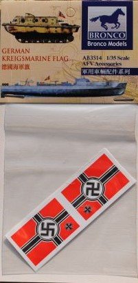 Bronco AB3514 German Krigsmarine Flag 1/35