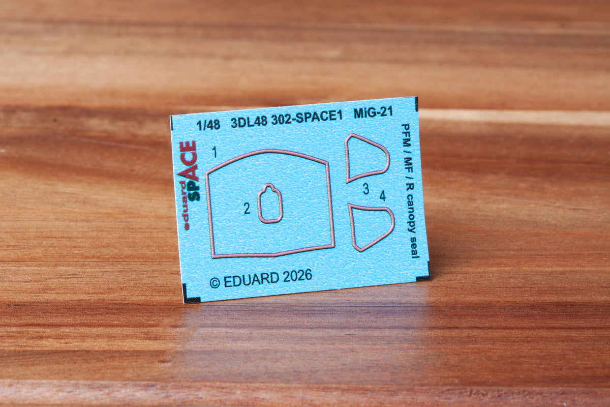 Eduard 3DL48302 MiG-21 PFM / MF / R Canopy Seal Space Set for EDUARD 1/48 – Bild 3