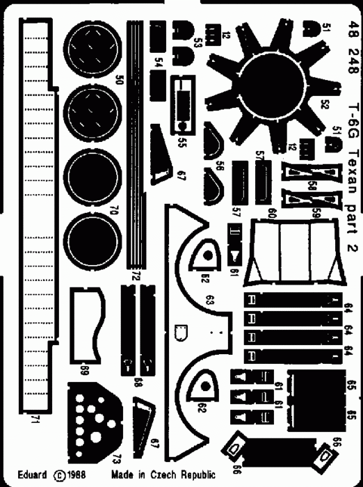 Eduard 48248 T-6G Texan 1/48 OCIDENTAL – immagine 2