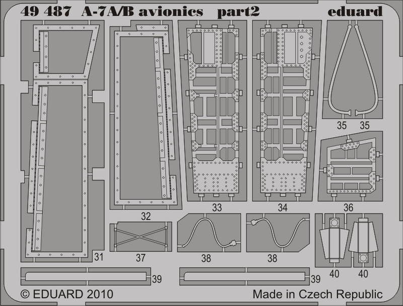 Eduard 49487 A-7A/ B avionics 1/48 Hobby Boss – imagen 2