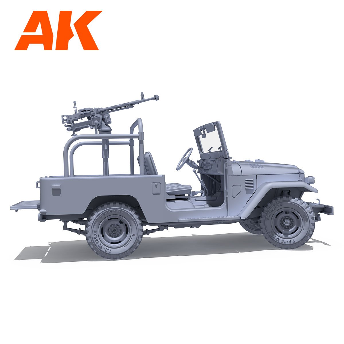 AK Interactive AK35002 FJ43 PICKUP WITH DSHKM 1/35 – immagine 9