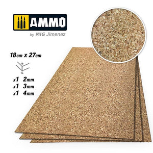 Munitions Mig Jimenez 8842 Create Cork Grain moyen 2/3/4 mm
