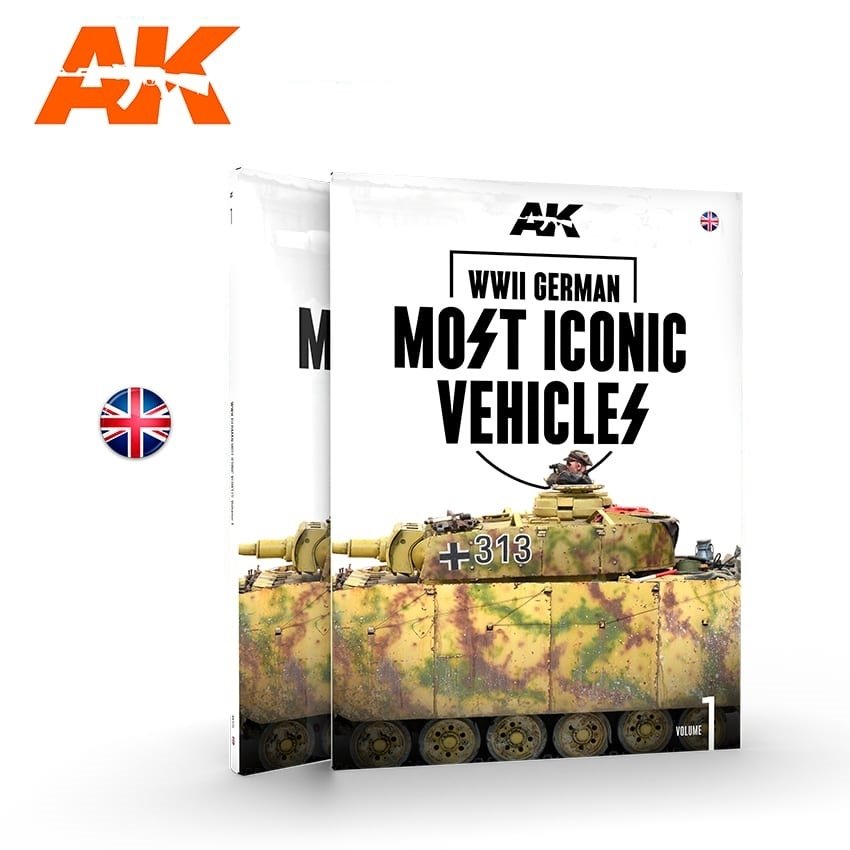 AK Interactive 514 WWII GERMAN MOST ICONIC SS VEHICLES. VOLUME 1