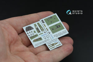 Quinta Studio QD72197 Bristol Beaufighter Mk.VI 3D-Printed &amp;amp; coloured Interior on decal paper (Hasegawa/MPM/Hobby2000) 1/72 – imagen 7