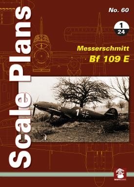 MMP Books 58174 Plans à l'échelle n° 60 : Messerschmitt Bf 109 E au 1/24