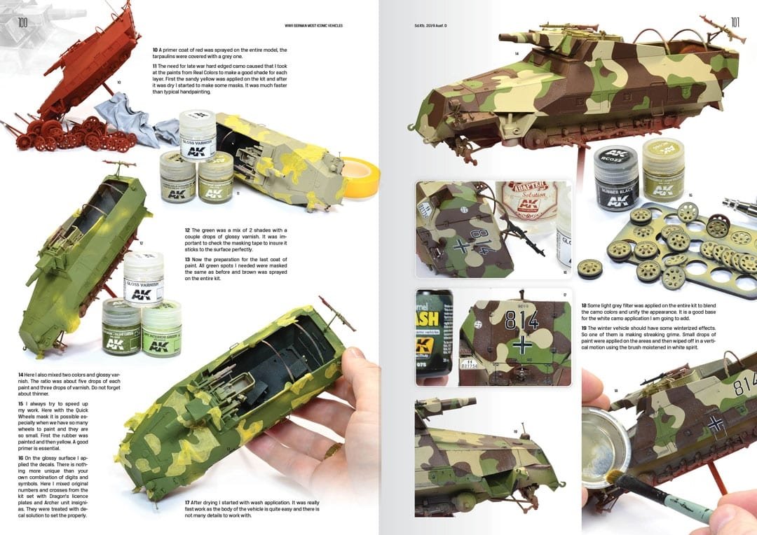 AK Interactive 514 WWII GERMAN MOST ICONIC SS VEHICLES. VOLUME 1 – imagen 10