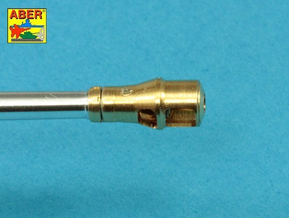 Aber 35L-241 7,5 cm barrel with muzzle brake for Panther Ausf.A 1/35 – immagine 5