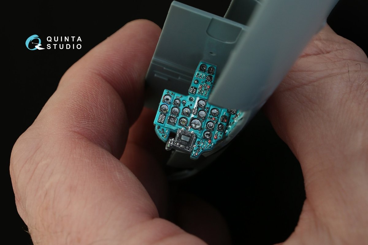 Quinta Studio QD48077 MiG-21PFM 3D-Printed &amp;amp; colored Interior on decal paper (for Eduard kit) 1/48 – image 10