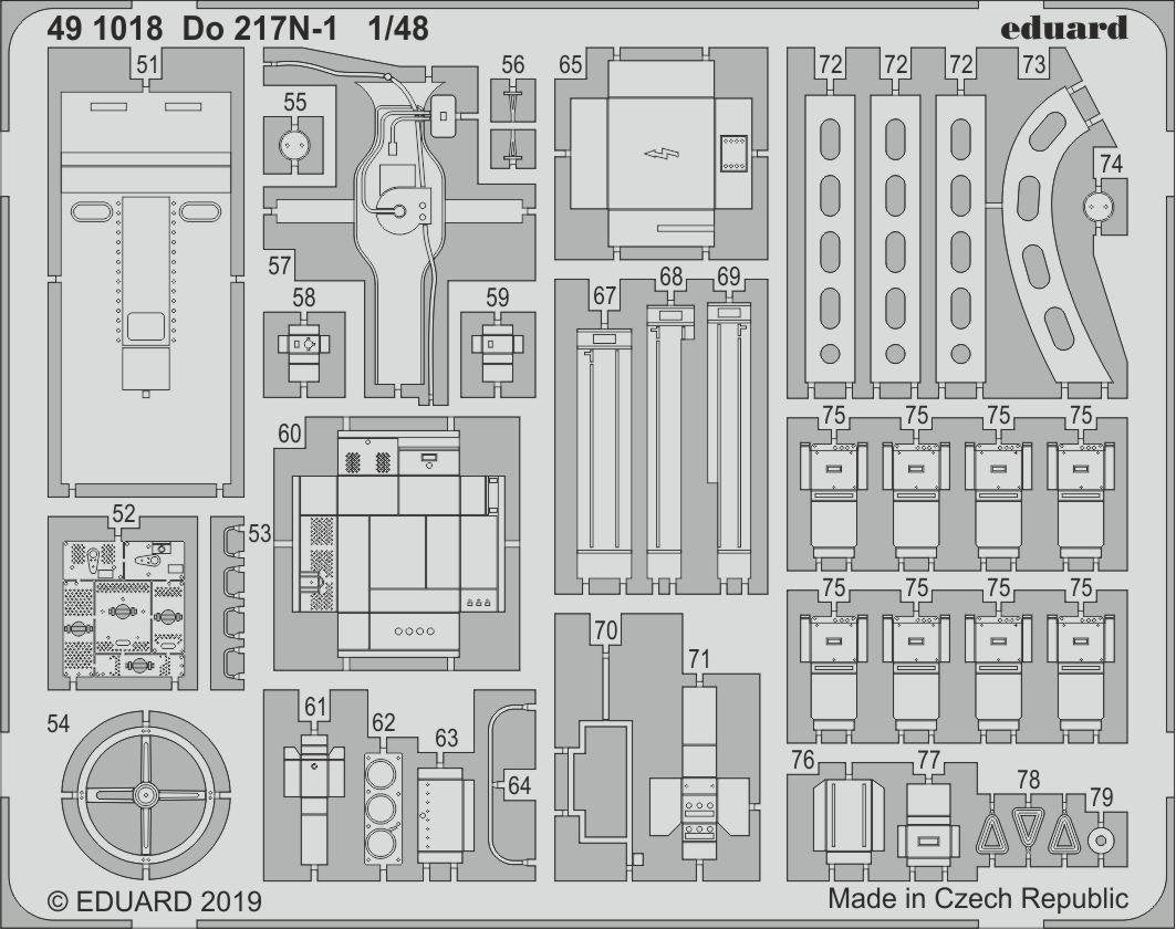 Eduard 491018 Do 217N-1 1/48 ICM – Bild 2