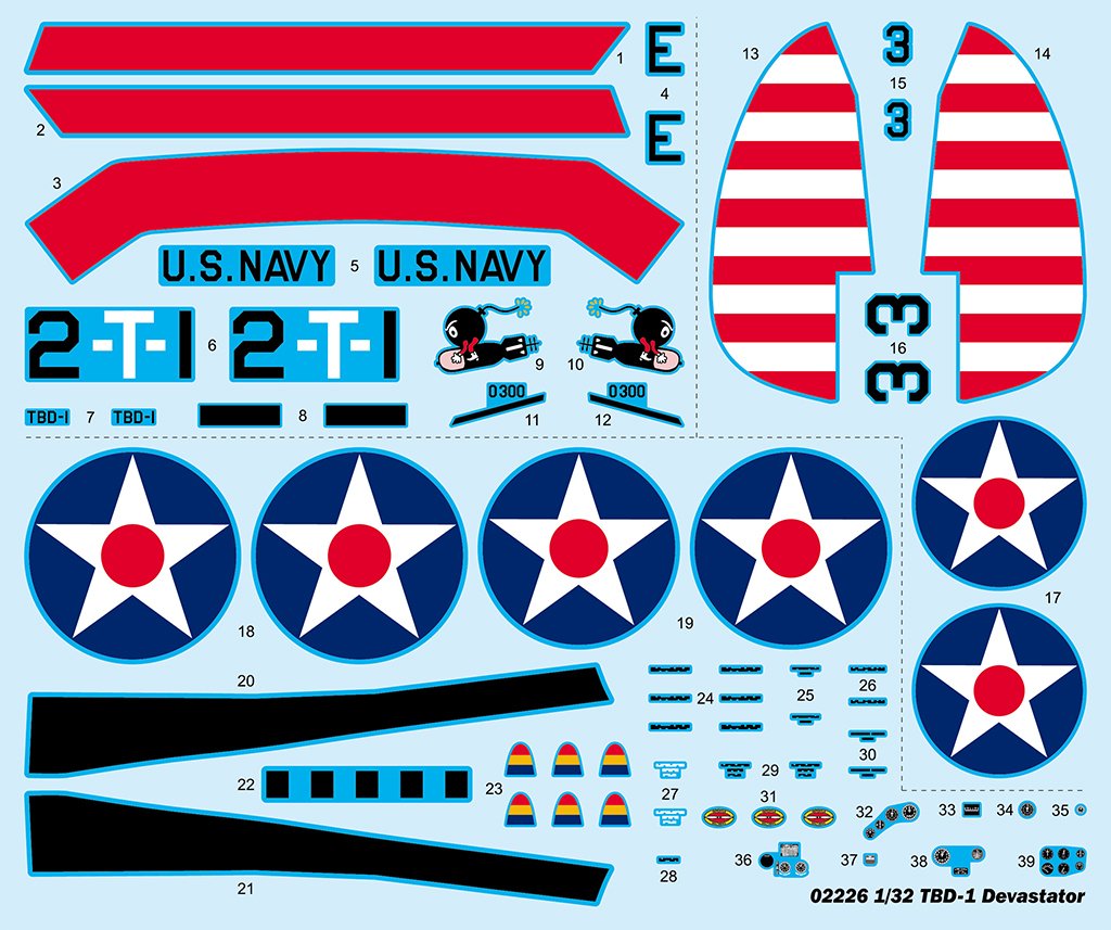 Trumpeter 02226 Douglas TBD-1 Devastator 1/32 – Bild 3