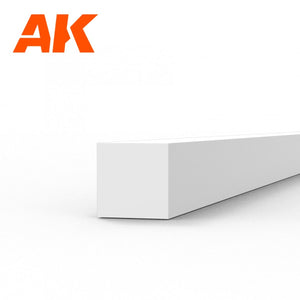 AK Interactive AK6529 STRIPS 2.00 X 2.00 X 350MM – STYRENE STRIP – (9 UNITS) – Bild 2
