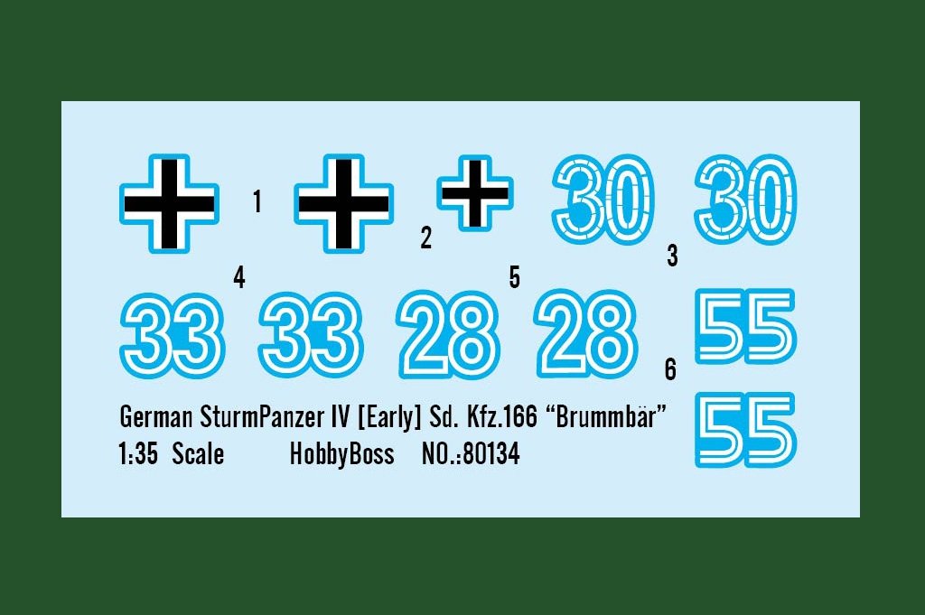 Hobby Boss 80134 German SturmPanzer IV early Sd. Kfz.166 Brummbar – imagen 3