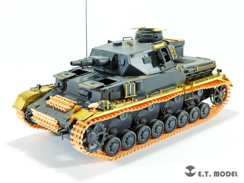 E.T. Model P35-020 WWII German Pz.Kpfw.III/IV（Type 3A）Workable Track ( 3D Printed ) 1/35 – immagine 4