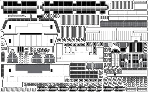 Pontos 35005F1 USS CV-14 Toconderoga 1944 Detail Up Set 1/350 – Bild 18