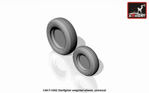 Armory Models AW48312 F-104G Starfighter wheels (w/ optional nose wheels) 1/48 – zdjęcie 6