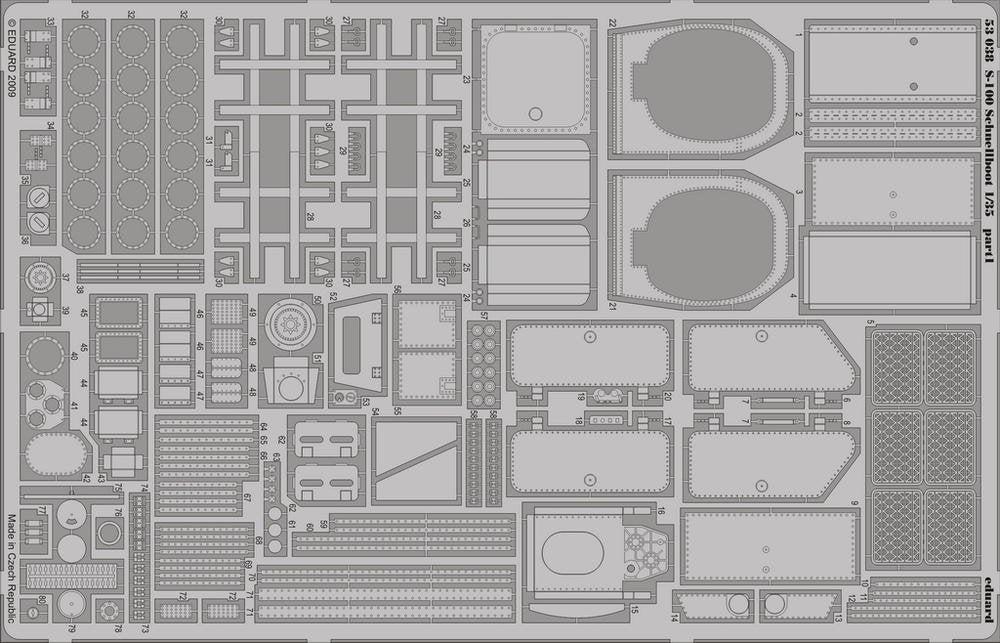 Eduard 53038 S-100 Schnellboot ITALERI 1/35 – immagine 2