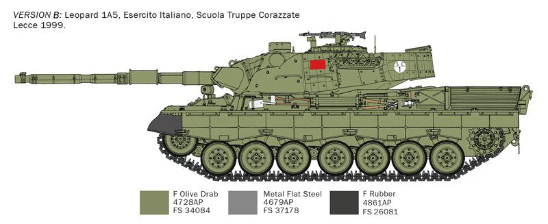 Italeri 6481 LEOPARD 1 A5 1/35 – image 4
