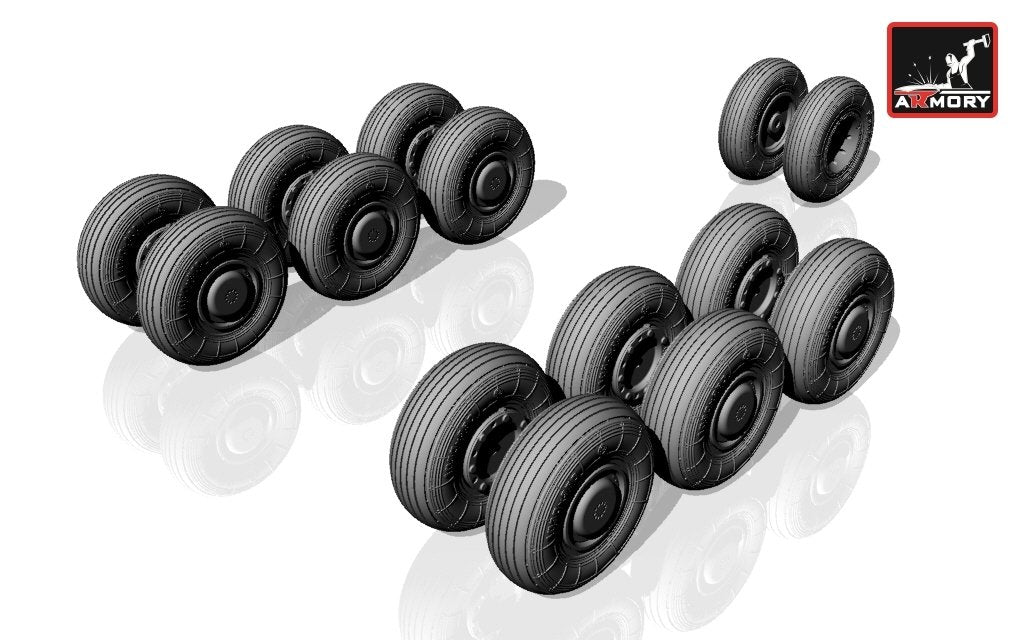 Armory Models AW72012 Tupolev Tu-22M2/M3 Backfire wheels 1/72 – image 3