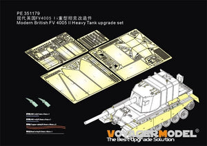 Kit de mise à niveau Voyager Model PE351179 pour char lourd britannique moderne FV 4005 II (pour AFV AF35405) à l&amp;#39;échelle 1/35