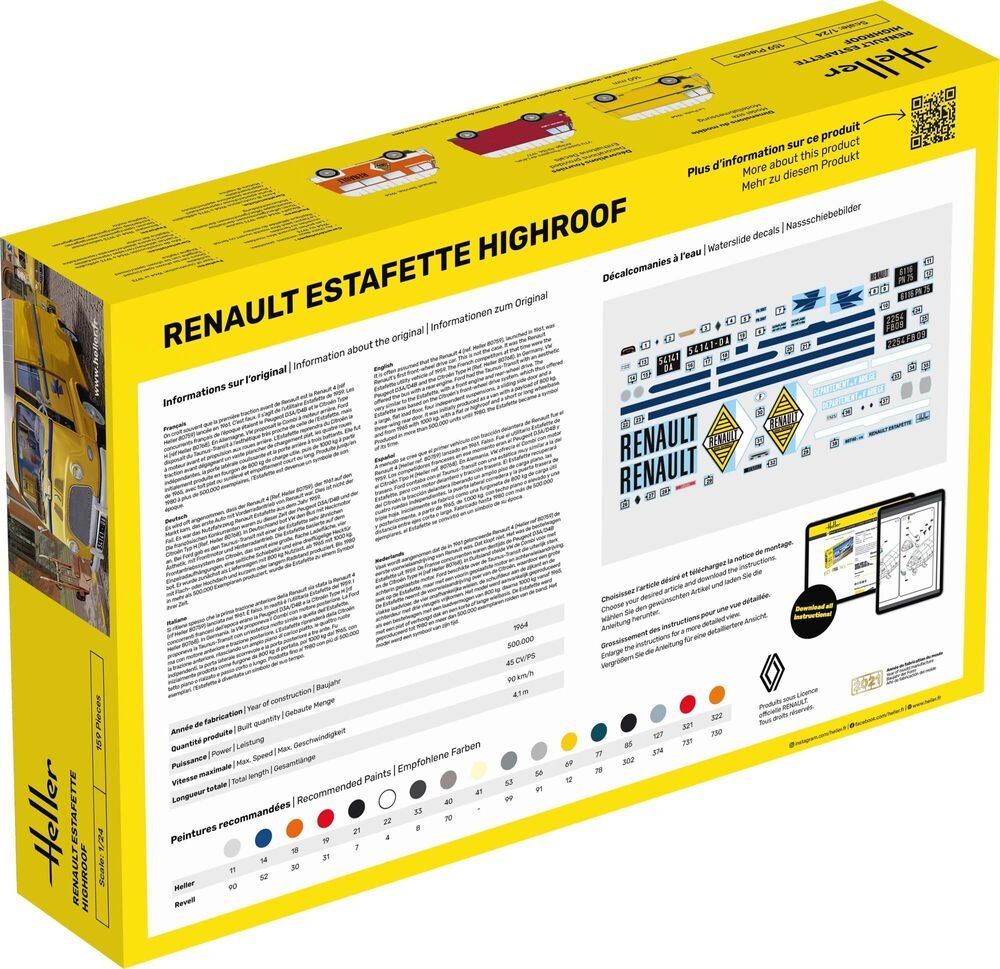 Heller 80740 Renault Estafette Highroof 1/24 – image 4
