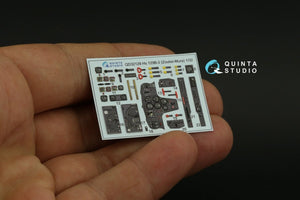 Quinta Studio QD32129 Hs 129B-2 3D-Printed &amp;amp; colored Interior on decal paper (Zoukei-Mura) 1/32 – image 8