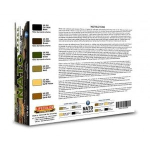 Lifecolor CS02 Acrylic paint set NATO Vehicles 6x22ml – immagine 2
